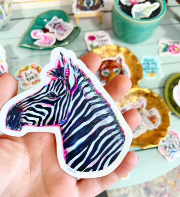 Zebra Sticker