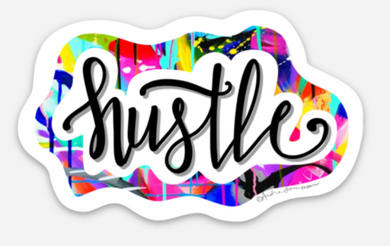 Hustle Sticker